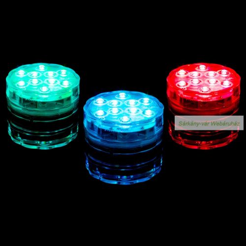 LED medencevilágítás, távírányítós