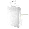 Store sodrott füles papírtáska, 24×31×10 cm