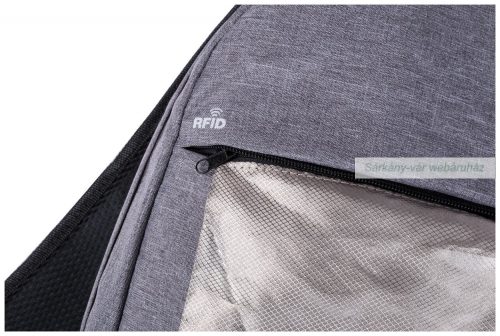 Keith hátizsák RFID,15" laptop tartóval, 30 x 43 x 14 cm