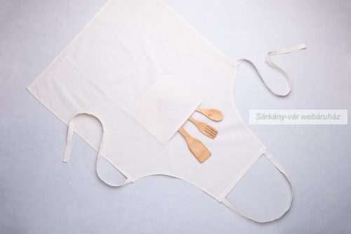 Crudo pamut kötény, 150 g/m² - 65 × 90 cm