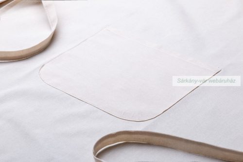 Crudo pamut kötény, 150 g/m² - 65 × 90 cm