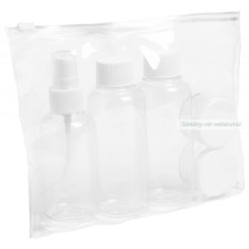 Flaut utazó kozmetikai szett, 5db-os