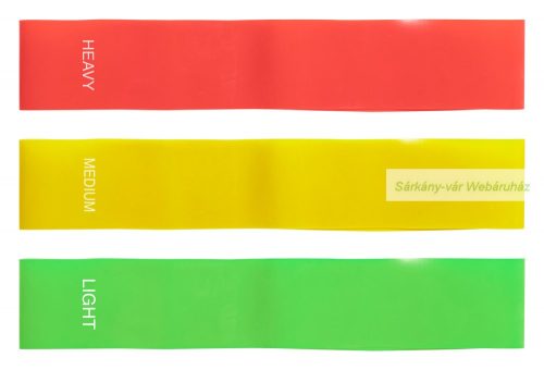 Fitness szalag szett, 3db