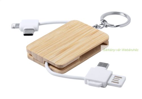 Edulis kulcstartó USB töltőkábellel