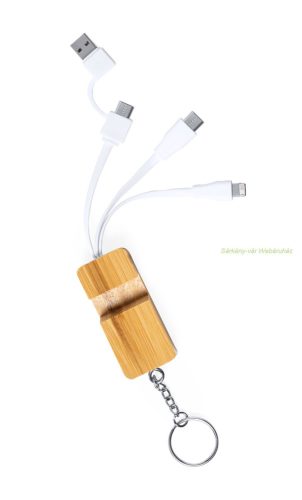 Kulcstartós USB töltőkábel