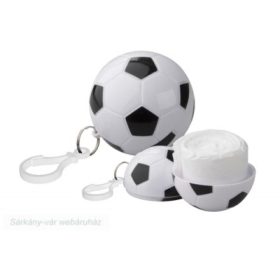 Felnőtt méretű esőponcsó, focilabda