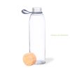 Yonsol üveg kulacs, bambusz kupak, 500 ml