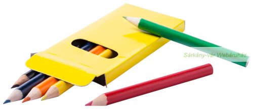 6 db-os színes ceruza készlet.