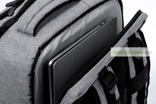 Myriax vízálló hátizsák, laptop (17") és cipőrekesszel, 33×51×20 cm