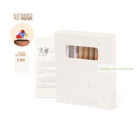   Selanis GoGreen színes ceruza szett, színező lapok, virágmaggal