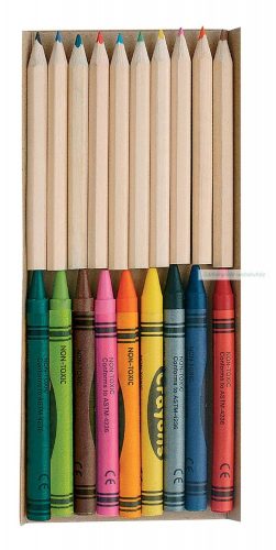 Aladin színes ceruza és zsírkréta szett-