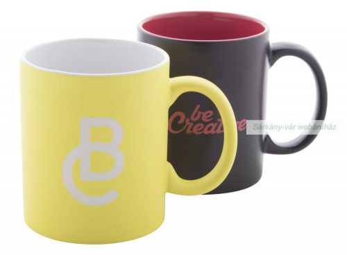 Lousa színes kerámia bögre, 350ml