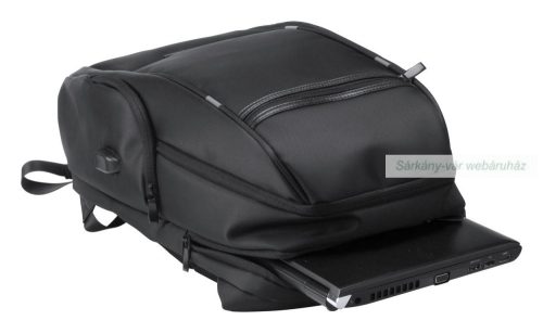 Zircan vízálló  hátizsák, beépített USB csatlakozóval.