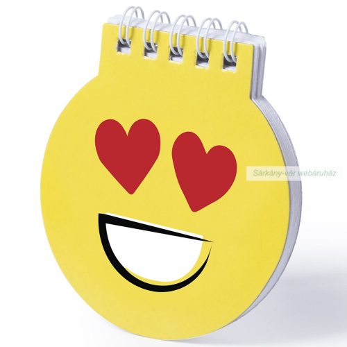 Winlon 40 lapos jegyzetfüzet, Smiley.