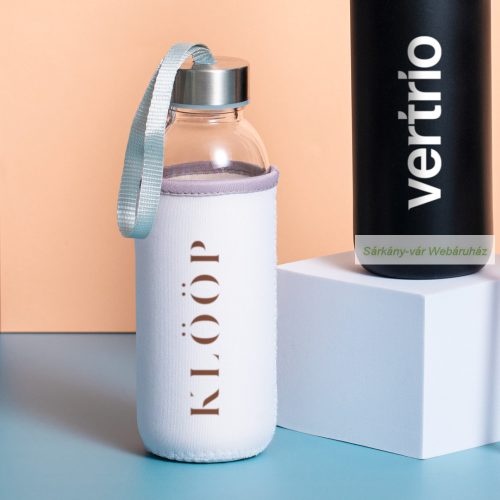 Ganga üvegpalack, sportkulacs neoprén borítással, 420ml