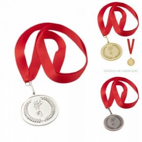 Fém érem, nyakpánttal