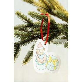   Rodjol karácsonyi színező szett, 6db zsírkréta, 9,2 × 14  cm 