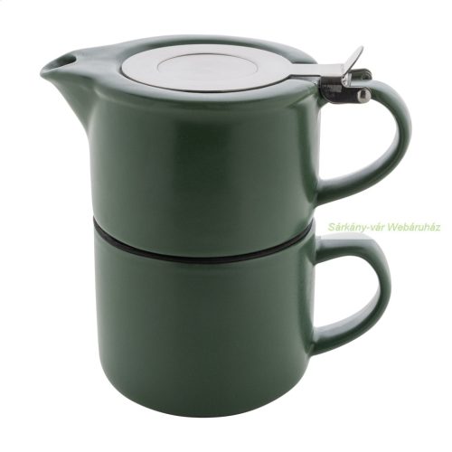 Gongmei kerámia teáskészlet, teáskanna 430ml és bögre 400ml