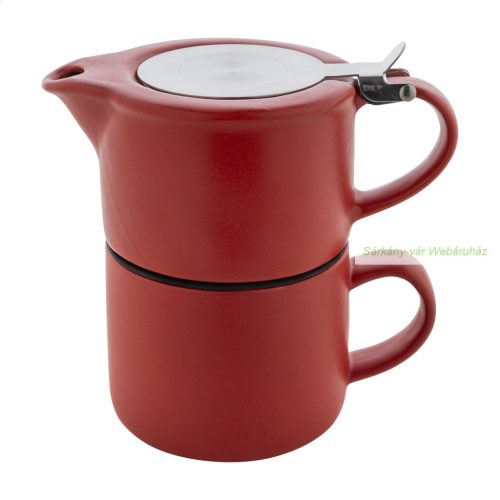 Gongmei kerámia teáskészlet, teáskanna 430ml és bögre 400ml