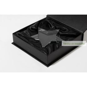 Crystar csillag trófea, 105×105×19 mm