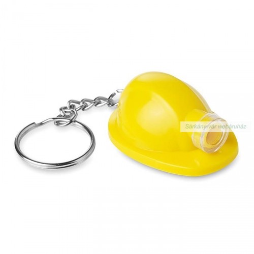 Bobby Plus kulcstartó, sisak forma, Led-es lámpával