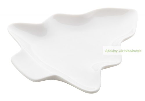 Jokkmokk karácsonyi porcelán kínáló tál, 13 × 15 × 1.7 cm
