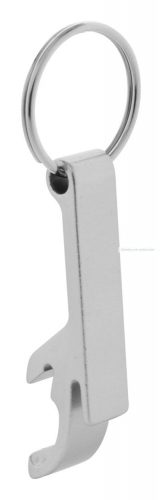 Russel alu üvegnyitó  kulcskarikával.