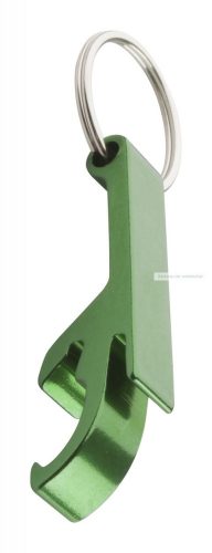 Russel alu üvegnyitó  kulcskarikával.