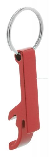 Russel alu üvegnyitó  kulcskarikával.