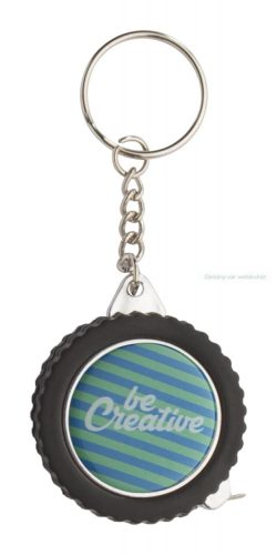 Wheel kulcstartó, mérőszalaggal, 1m.