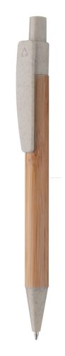Boothic bambusz golyóstoll, szines klipsz.