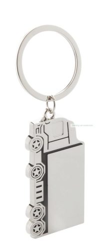 Basset teherautó formájú kulcstartó.