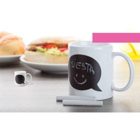 Comic bögre írható felülettel, krétával, 300ml