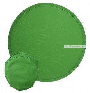 Összehajtható nylon frizbi, tokban, ø24 cm