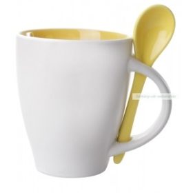 Spoon kerámia bögre kanállal, 300 ml