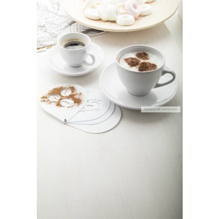 Typica kerámia cappuccino szett, 2 csésze