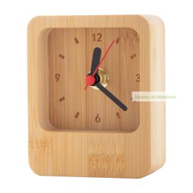 Bambusz asztali óra