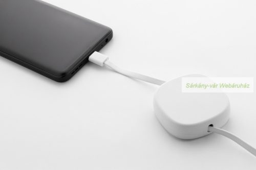 60 W-os teleszkópos RABS USB-C töltőkábel, 58 cm