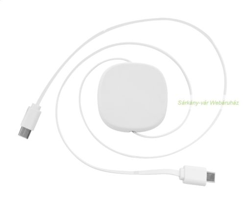 60 W-os teleszkópos RABS USB-C töltőkábel, 58 cm