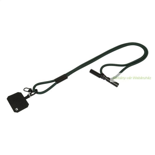 HolCharge 60 W-os RPET mobiltartós nyakpánt kábellel