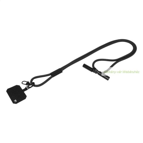 HolCharge 60 W-os RPET mobiltartós nyakpánt kábellel