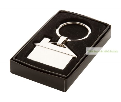 Dwell kulcstartó ház alakú, fém.