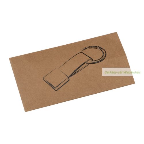 Kulcstartó műbőr szalaggal