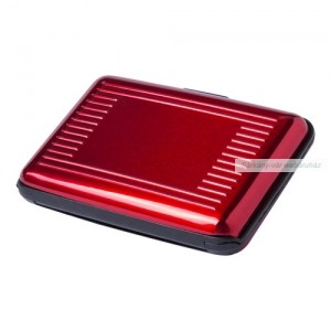 Cardox bankártya tartó, fém, RFID - 6 rekeszes