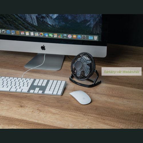  Bali USB-s asztali ventillátor, 14,5 × 9,5 × 14 cm