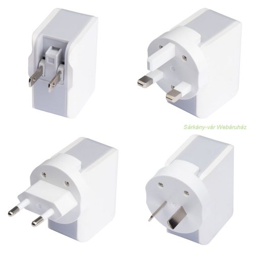 Antwerp úti adapter, USA, UK, AUS és EU