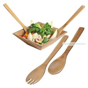 Bambusz salátás kiszedő, 30,3 × 6 × 2,1 cm
