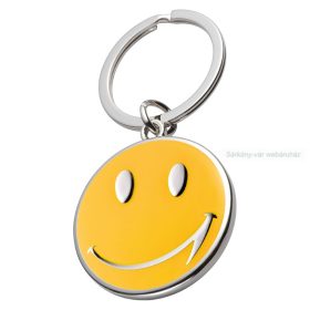 Smiley fém kulcstartó.