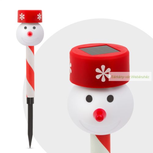 Karácsonyi RGB LED-es szolár lámpa