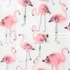 Zuhanyfüggöny - flamingós, 180 x 200 cm